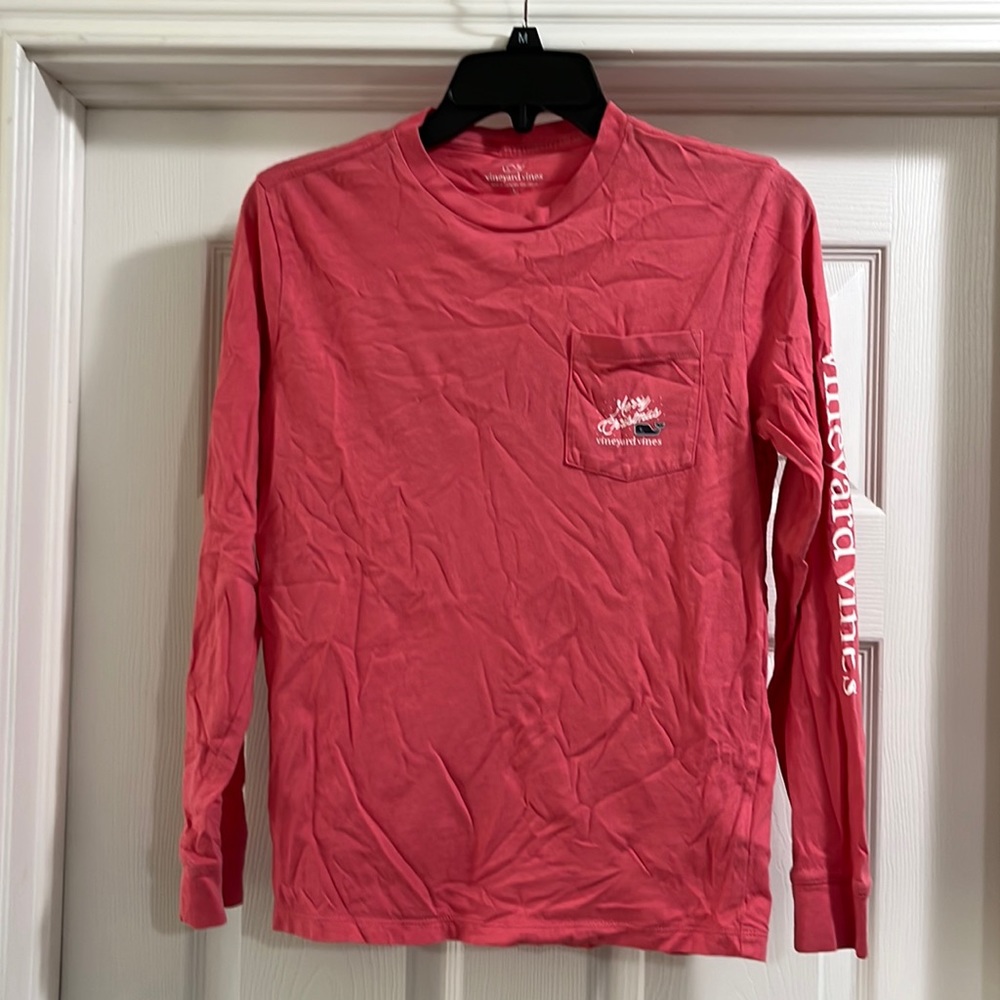 Vineyard vines holiday size large boys holiday long sleeve Christmas T-shirt
